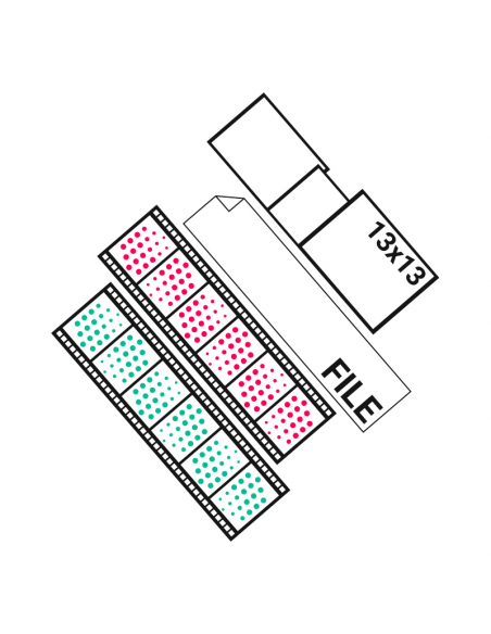 Sviluppo Rullino 120 Colore / B&W + File + Stampa Foto 13x13