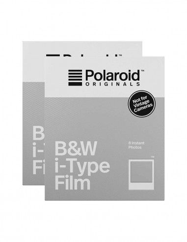 Polaroid Carta Fotografica Film i-Type B&W Pellicola (confezione da 2)