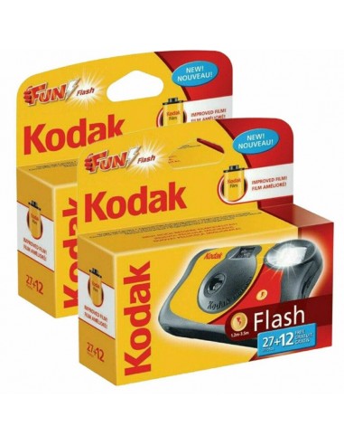 Kodak FunSaver Fotocamera Usa e Getta 27+12 Flash (Confezione da 2)