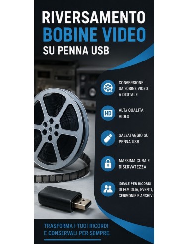 Riversamento Di bobine video su USB